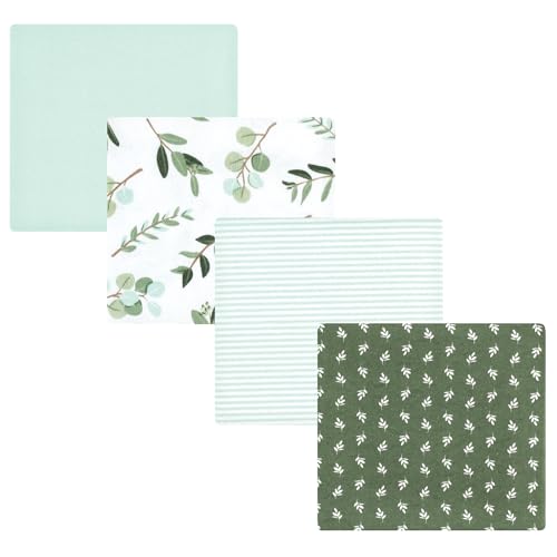 Image of Luvable Friends Little Treasure Flannel Receiving Blankets 4pk