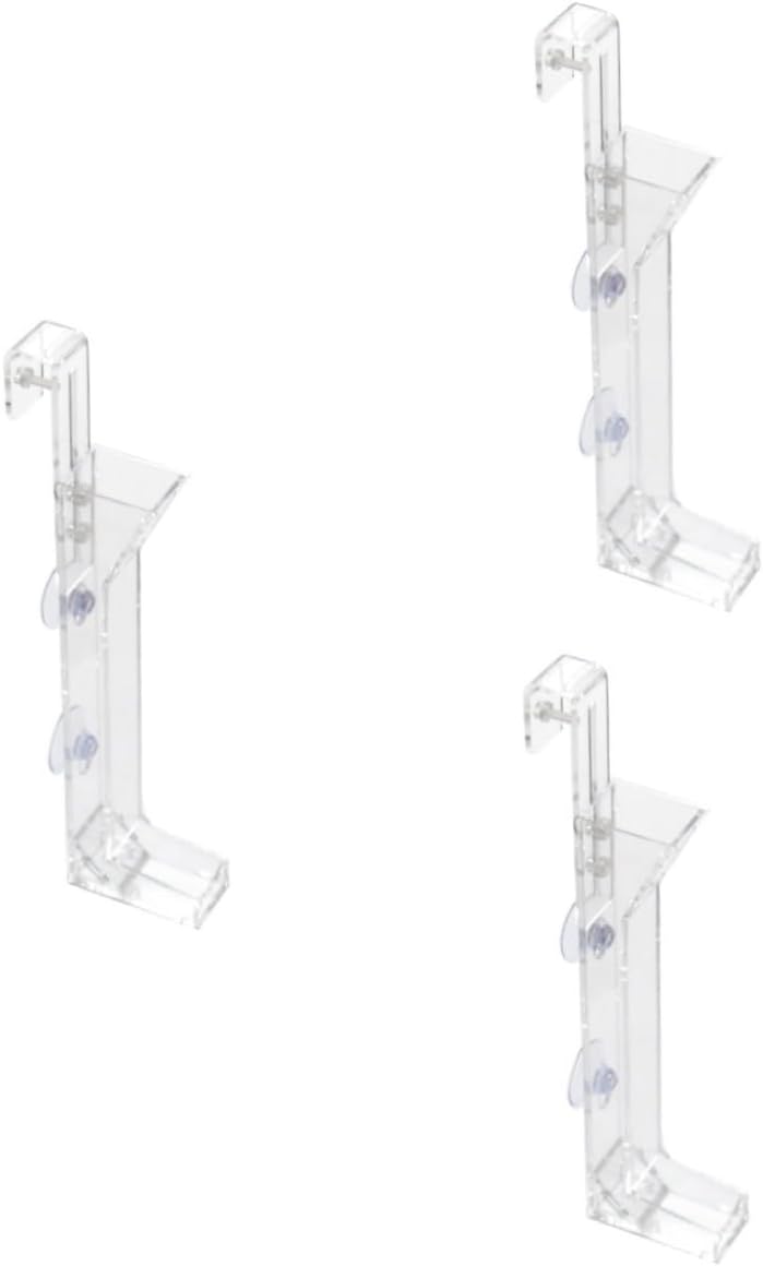 DOITOOL 3pcs Acrylic Shrimp Feeder for Fish Tank Aquarium for Cherry Crystal and Dwarf Shrimp and Elegant for Aquatic Pets