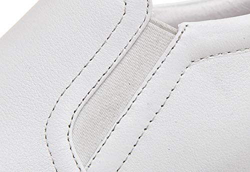 Odema sapato feminino plataforma plataforma anabela vintage Oxford clássico com cadarço e bico redon