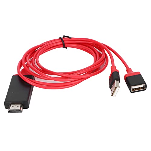 Leapiture HDMI-Kabel Hdmi Cable Hdmi 4k Kabel Hdmi Kabel Flexibel 1080P HDMI-zu-USB-Adapterkabel Universelles Handy-zu-TV-HDMI-Verbindungskabel 6,6 Fu&szlig; Adapterkabel F&uuml;r HDTV-AV-Handy-Tablet
