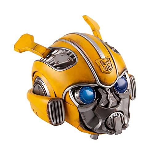 Casque Bumblebee B127 Marvel Iron Man Masque 1:1 Wearable Transformers Showcase Casque Wearable/Chinois et Anglais Contrôle/Télécommande et Contrôle Tactile/LED Eye Light/Effets Sonores,Withoutbase