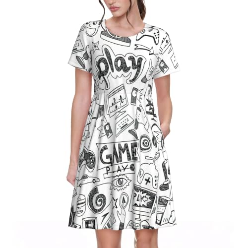 Robe d'été jeux vidéo chic : look élégant et léger pour vos terrasses ensoleillées