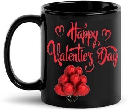 Image of Ceramic Printed Tea Coffee Mug, Love Quotes Cup, Best Gift for Wife, Husband, Girlfriend, Boyfriend, Anniversary, Valentines Day (Design-8)