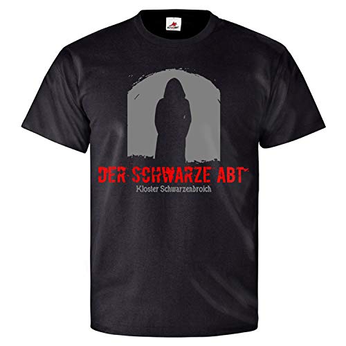 T-shirt noir Der Schwarze ABT von Kloster pour sorties décontractées 4XL