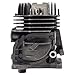 Husmax 1145 020 1200 Cylinder Piston Kit 40mm Bore 2 Rings Assembly for Stihl Chainsaw MS 201 201C 201-Z 201C-E 201C-E-Z 201C-EM 201C-M 201C-M-Z 201-2-MIX MS201T 201TC 201T-Z 201TC-E