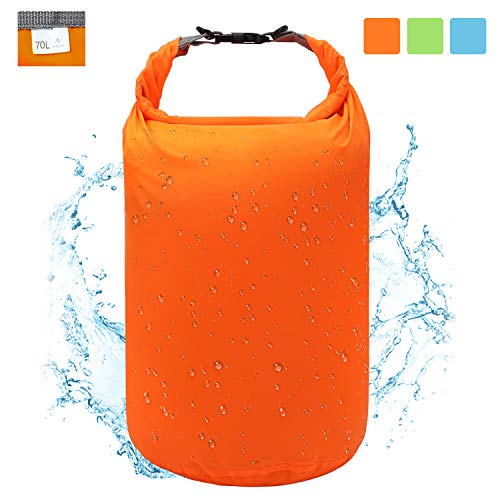 ioutdoor Waterproof Dry Bag Dry Sack 5L/ 10L/ 20L/ 40L/70L,Roll Top Lightweight Heavy