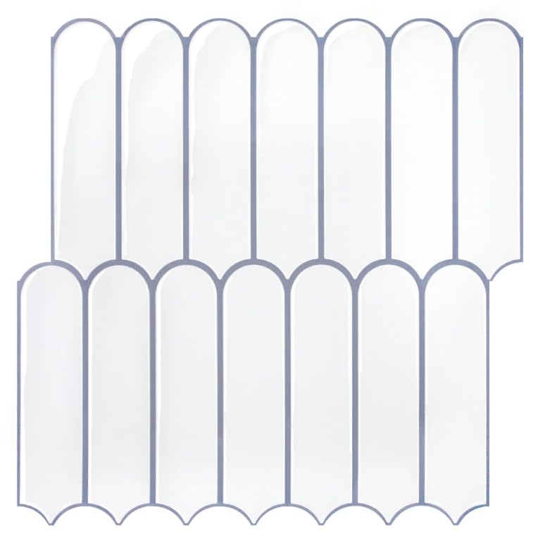 Commomy 3D-tegelstickers, plaktegels, keuken en badkamer, mat pvc, 10 stuks, 30 x 30 cm, gele crème, zelfklevende tegels, metro, keukenachterwand, zelfklevend