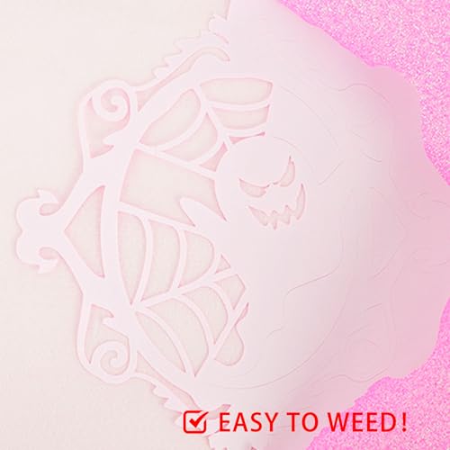 Image of FUNKAKA Glitter Fluorescent Purple HTV Heat Transfer Vinyl Rolls, 12 inch x 10ft PU Iron on Vinyl for T-Shirts, Glitter HTV Vinyl for All Cutter Machines Easy to Cut & Weed for DIY Design