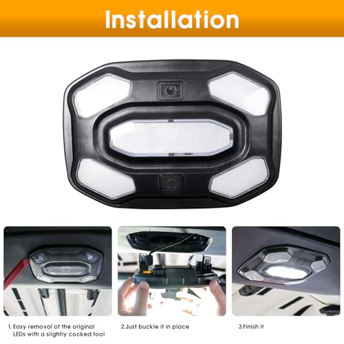 Lámpara LED interior para Jeep Wrangler JL 2018-2023 30 LED miniatura 6