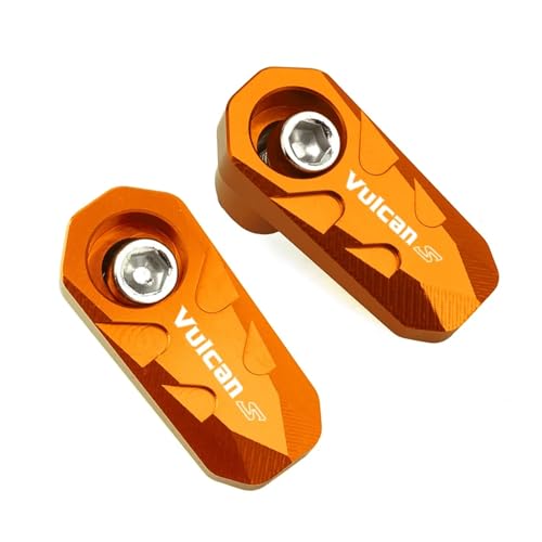 Protection de capteur ABS roue avant pour Vulcan S 650 en aluminium orange anti-projection
