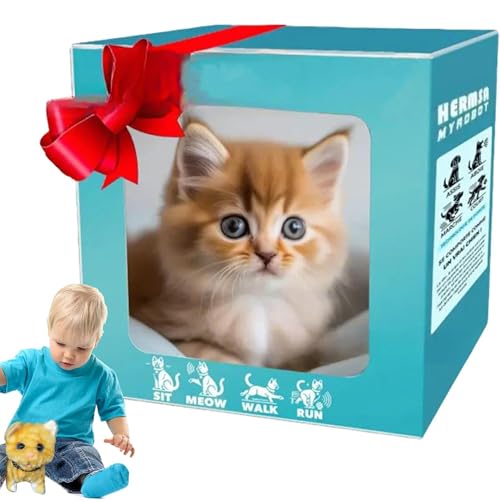 WuDLi 2025 New Robot Cat, Nicoo - My Realistic Robot Cat, RobotCat That...