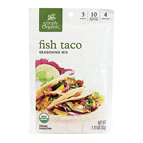 Simply Organic Fish Taco Seasoning, Certified Organic | 1.13 Oz | Pack Of 3 #TOP15