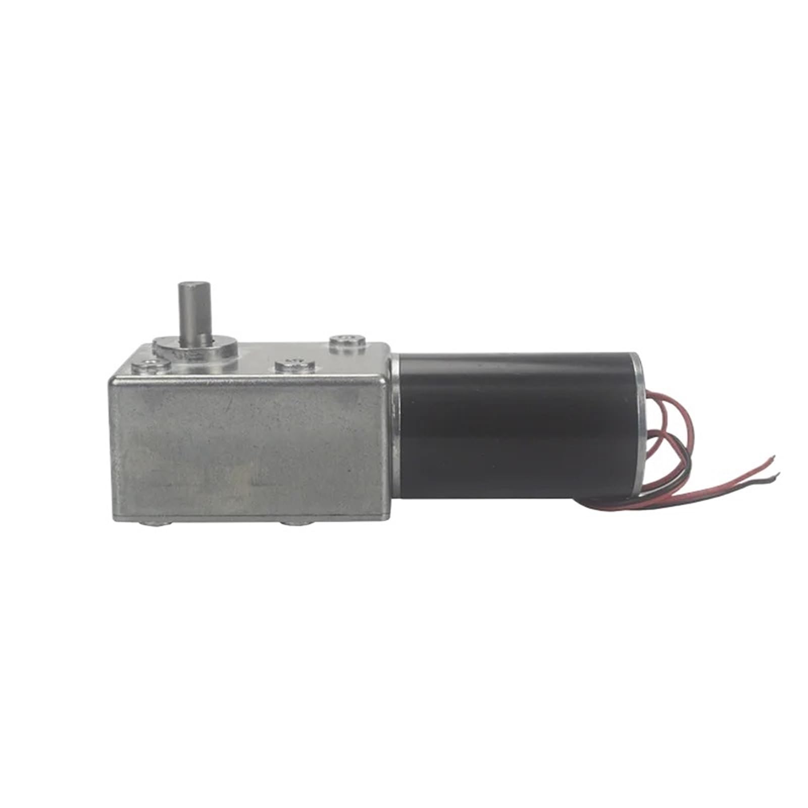 DC 12 V 24 V starkes Drehmoment, Metall-Turbo-Schneckengetriebe, Motor, umgekehrt, niedrige Geschwindigkeit, 200 kg, selbstsichernder Schneckengetriebemotor (34 U/min, 12 V)