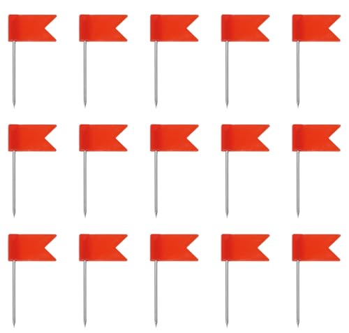 Tupalizy Flag Push Pins Red