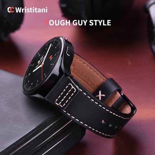 Image of Wristitani Leather Strap for Samsung Galaxy Watch Ultra /9 /8 /7 /6 /5 /4