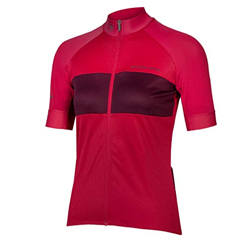 Maillot vélo Femme Endura FS260 vêtement cyclisme route respirant stretch