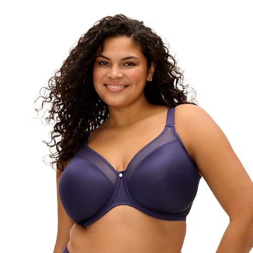 Elomi - Reggiseno sagomato liscio con ferretto, Blu (Midnight), 34GG