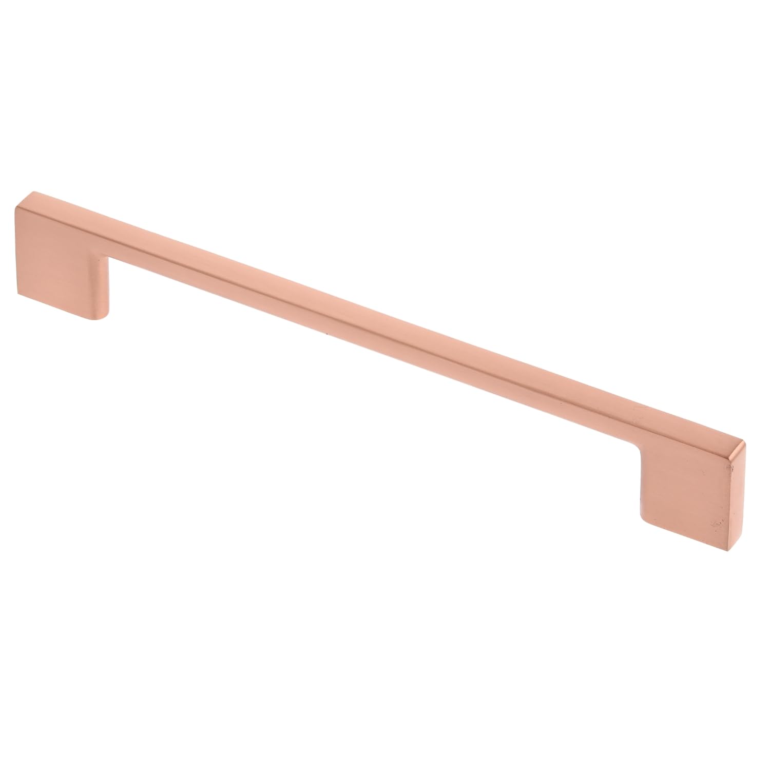 B2C Slim Line Pull Handle Kitchen Cabinet Furniture Door Drawer Wardrobe Handles Long Cupboard ZnAl (Copper, 225mm (192 Hole Centre))
