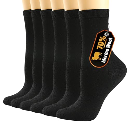 Image of Merino Wool Socks for Women, Lightweight Thin Wool Socks Womens Home Office