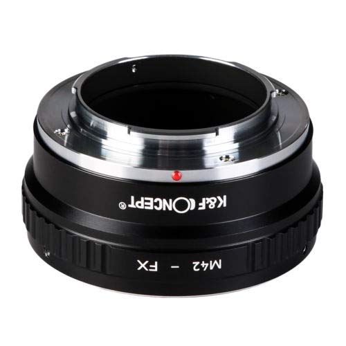 K&F Concept Lens Adapter Ring Mark II for M42 to Fuji X Fujifilm X FX Mount X-A1 X-A10 X-A20 X-A2 X-A3 X-A5 X-M1 X-E1 X-E2 X-E2S X-E3 X-T1 X-T2 X-T3 X-T10 X-T20 X-T30 X-T100 X-Pro1 X-Pro2 X-H1