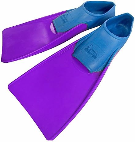 Swim Fins, Full Foot Pocket, Plastic, Unisex Adult, Common Swim Fin Color, Surfing