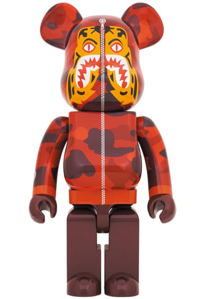 Amazon.co.jp: BE@RBRICK BAPE(R) CAMO TIGER 1000％ RED : おもちゃ 