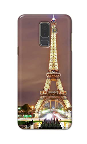 Image of PRINTFIDAA Lovers Famous Place Eiffel Tower in Paris Printed Designer Hard Case for Samsung Galaxy A6 Plus (2018) (6.0 inch) / Samsung J8 (2018), J810F / DS Back Cover -(e) RPM1009