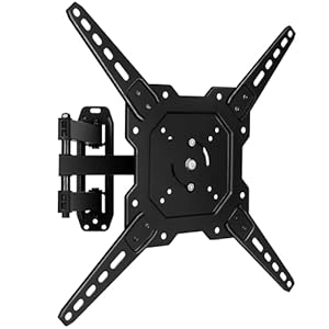 Futura TV Wall Bracket for 26–60 Inch TVs, Heavy-Duty Tilt & Swivel TV Wall Mount for Flat & Curved LED LCD Screens, Universal TV Bracket, VESA 100x100mm to 400x400mm, Holds up to 35kg