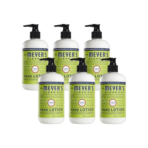 Mrs. Meyers Clean Day Lemon Verbena Hand Lotion, 12 Fluid Ounces (Pack Of 6)