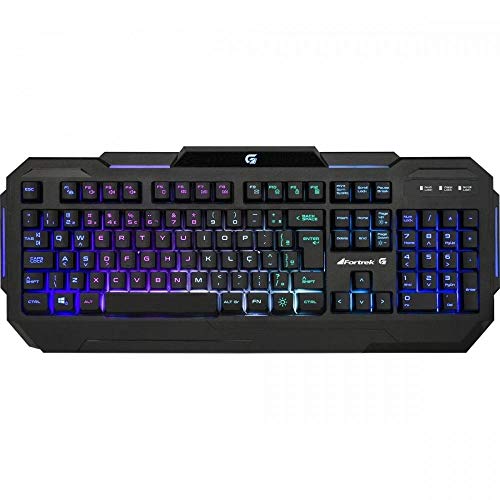 Teclado Gamer, Fortrek, Pro K1 RGB, Preto
