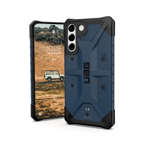 Urban Armor Gear Pathfinder Coque Samsung Galaxy S22 Plus Housse de Protection [Certifiée Designed for Samsung, Wireless Charging Compatible, Case aux Normes Militaires] Bleu (Mallard) Cover