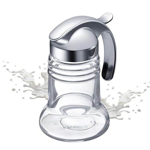 Westmark Jarra para crema/miel, Capacidad: 150 ml, Vidrio/ABS, Cromado, Paris-Chrome, Plateado/transparente, 634022E1