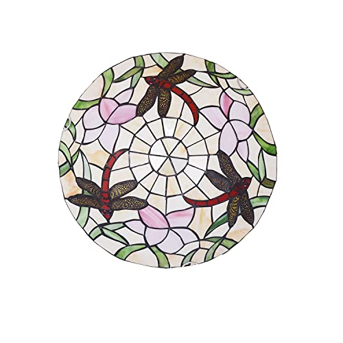 Plafonnier vitrail dimmable résolvant le manque de clarté dans le couloir
