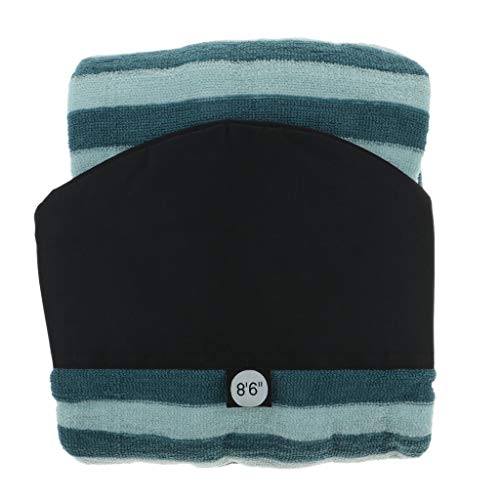 IPOTCH Funda de Tablas de Surf para Protección contra Daños por Corte, Luz Solar, Golpes y Desgaste, Material Duradero y Elástico - Verde, 6,6 pies