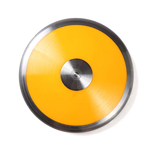 Village Variety Athletics Discus - Lanzamiento de discos de nailon para práctica de disco, pista y campo, 1 kg, 1,5 kg, 1,75 kg, 2 kg (naranja 3,3 libras)