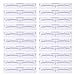 HEALLILY Mini Outils de Mise en Forme de Sourcils Légers Vernier Étrier pour La Mesure de Maquillage Design de Tatouage 120Pcs