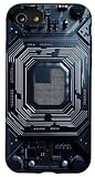 Motherboard Microchip Black IT Computer Background Graphic Case for iPhone SE (2020) / 7 / 8