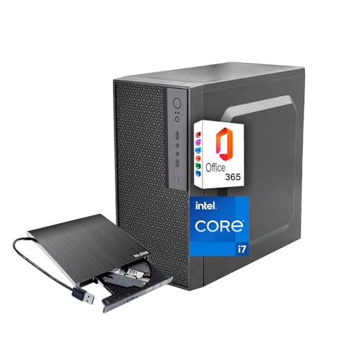 Betazon Micro-ATX PC Fisso Desktop NUOVO • Cpu intel core