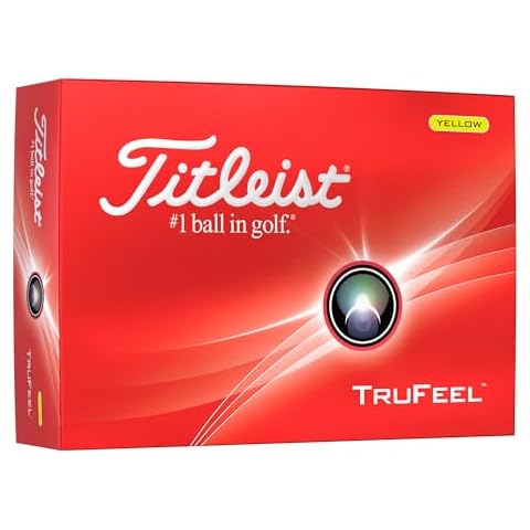 Titleist TruFeel Golf Balls, Yellow (One Dozen) Cover