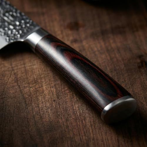 Image of imarku Nakiri Knife, Razor Sharp 7 Inch Multipurpose Vegetable Japanese Chef Knife, High Carbon Stainless Steel Meat Cleaver, Gyutou Knife with Ergonomic Handle, Birthday Gift