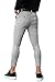 GINGTTO Mens Cropped Pants Ankle Length,Grey Chinos Pants Men Skinny Tapered Pants 28