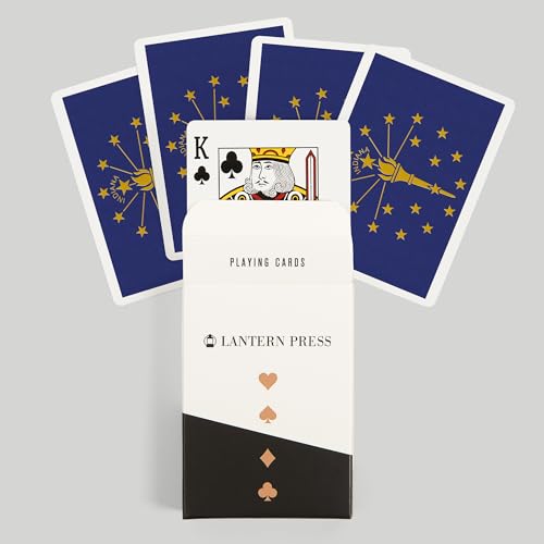 Naipes Poker Indiana State Flag 52 cartas para adultos miniatura 6