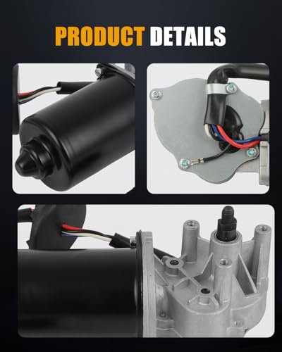 Image of ROADFAR Front Windshield Wiper Motor Replacement for 1993-1997 For Chrysler For Concorde,1993-1997 For Chrysler For Intrepid,1994-1997 For Chrysler For LHS 4723419,4756018 Wiper Motor 4 Pins