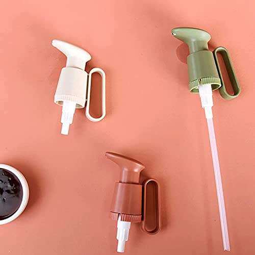Jam Bottle Pump Oyster Sauce Dispensers, syrup bottle nozzle pressure oil sprayer household pump push-type for Oyster… - Image 7