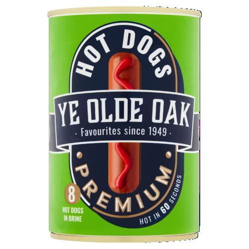 Ye Olde Oak 8 Premium Hot Dogs in Brine 400g