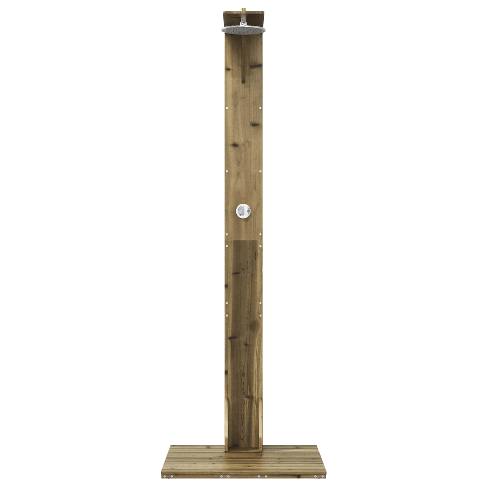 vidaXL Ducha Exterior 214,5 cm Natural