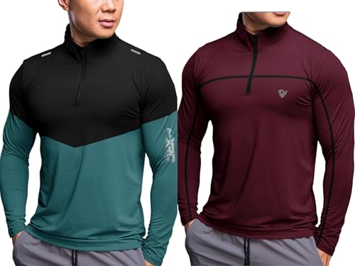 Image of Noble Monk Men's Active wear Regular Fit T Shirt |Full Sleeves |Casual T-Shirt for Men