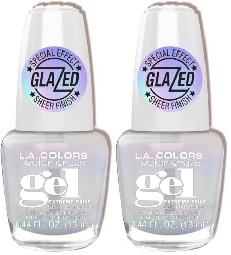 Image of L.A. COLORS Glazed Gel Polish, Believe In Magic CNL695W (Pack of 2)
