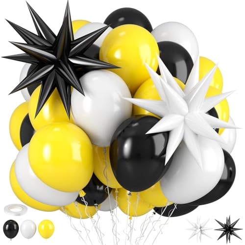 Ballon étoile en aluminium pour décoration d'anniversaire et de fête prénatale