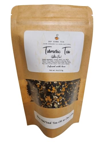 Té orgánico de cúrcuma 113 g hoja suelta miniatura 1